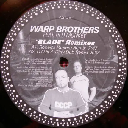 Warp Brothers - Blade (Remixes)