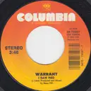 7inch Vinyl Single - Warrant - I Saw Red
