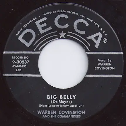 Warren Covington And His Orchestra - Big Belly / Binga Bong Bong