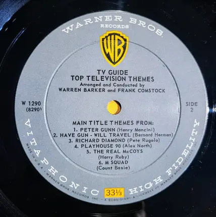 Warren Barker And Frank Comstock - TV Guide Top Television Themes