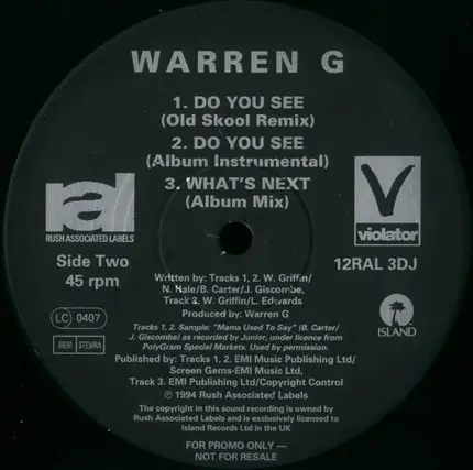 Warren G - Do You See / What's Next