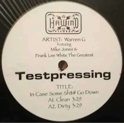 Warren G - In Case Some Sh$# Go Down