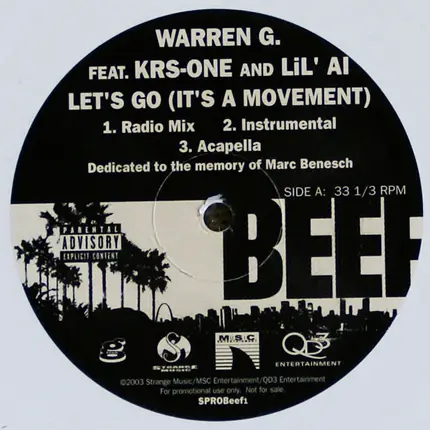 Warren G / N.W.A. - Let's Go / Fuck Tha Police