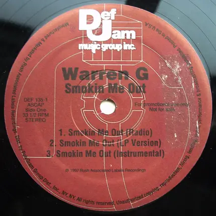 Warren G - Smokin Me Out