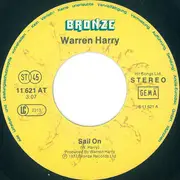 7inch Vinyl Single - Warren Harry - Sail On
