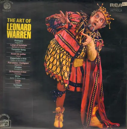 Warren / Rossini / Verdi / Puccini / RCA Orchestra - The Art of Leonard Warren