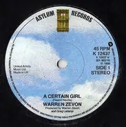 Warren Zevon - A Certain Girl / A Jungle Work