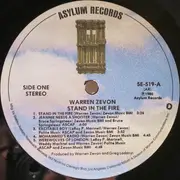 LP - Warren Zevon - Stand In The Fire (Recorded Live At The Roxy)