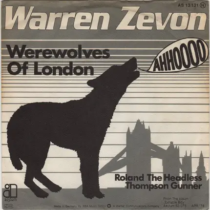 Warren Zevon - Werewolves Of London