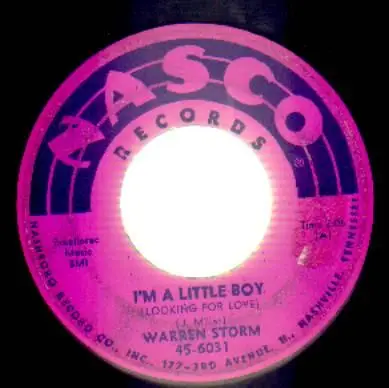 Warren Storm - I'm A Little Boy (Looking For Love) / Birmingham Jail