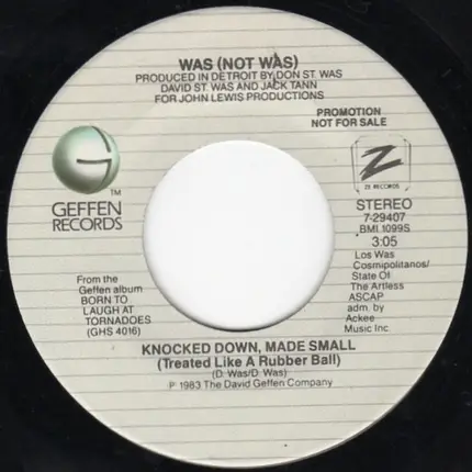 Was (Not Was) - Knocked Down, Made Small (Treated Like A Rubber Ball)