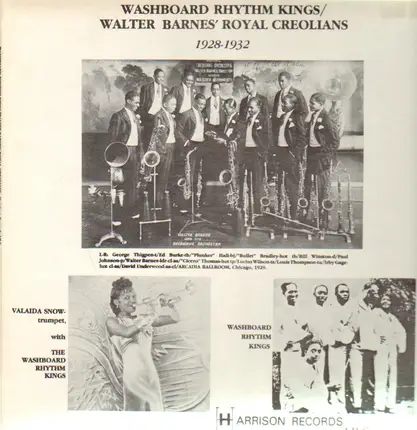 Washboard Rhythm Kings / Walter Barnes' Royal Creolians - 1928-1932