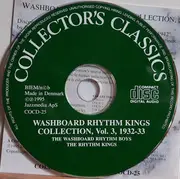 CD - Washboard Rhythm Kings - The Washboard Rhythm Kings Collection, Vol. 3, 1932-33