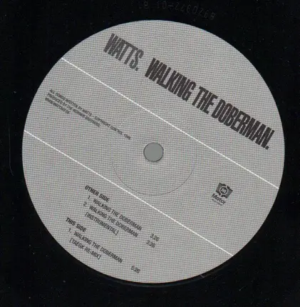 Watts - Walking The Doberman