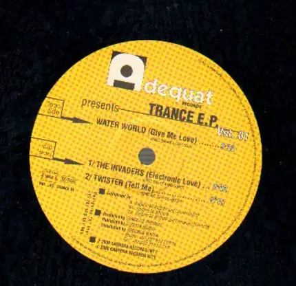 Water World, Water World, Twister - Trance E.P. Vol. 01