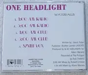 CD Single - Waterfalls - One Headlight