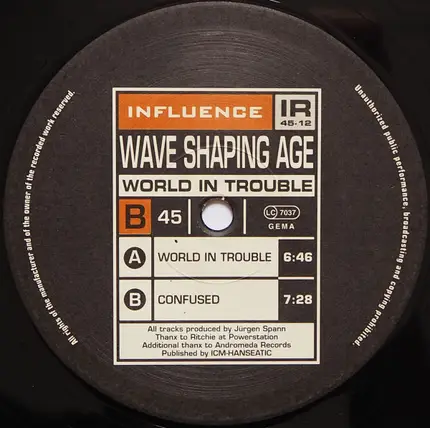Wave Shaping Age - World In Trouble