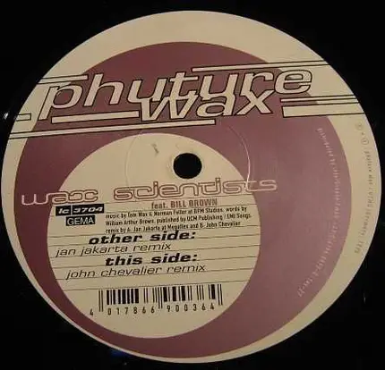 Wax Scientists Feat. Bill Brown - Shadowman (Remixes)