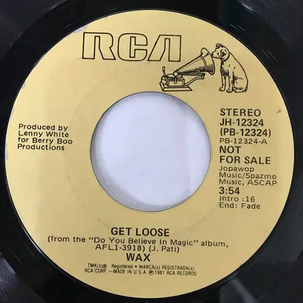 Wax - Get Loose