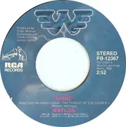 7inch Vinyl Single - Waylon Jennings - Shine / White Water