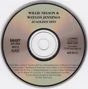 CD - Waylon Jennings & Willie Nelson - 20 Golden Hits