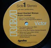 LP - Waylon Jennings - Good Hearted Woman - Rockaway 'R' Pressing