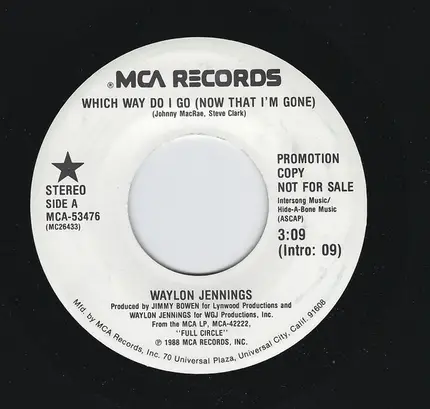 Waylon Jennings - Which Way Do I Go (Now That I'm Gone)