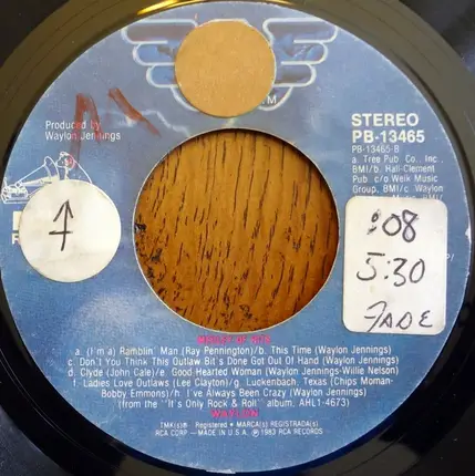 Waylon Jennings - Lucille (You Won't Do Your Daddy's Will)