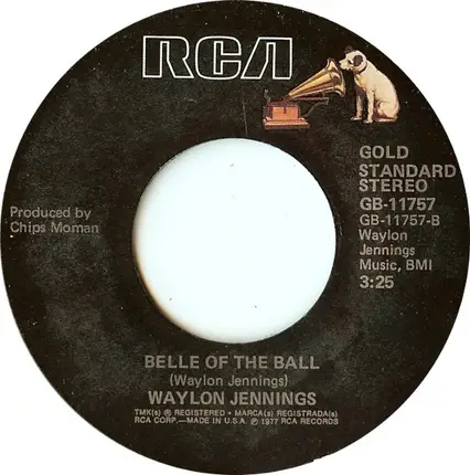 Waylon Jennings - Luckenbach, Texas (Back To The Basics Of Love) / Belle Of The Ball