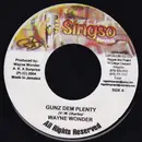 7inch Vinyl Single - Wayne Wonder - Gunz Dem Plenty / Bus Di 45
