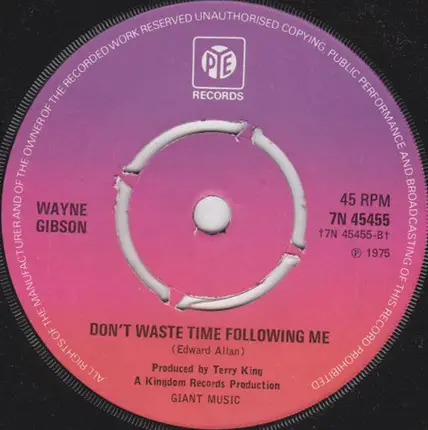 Wayne Gibson - Yesterday's Papers