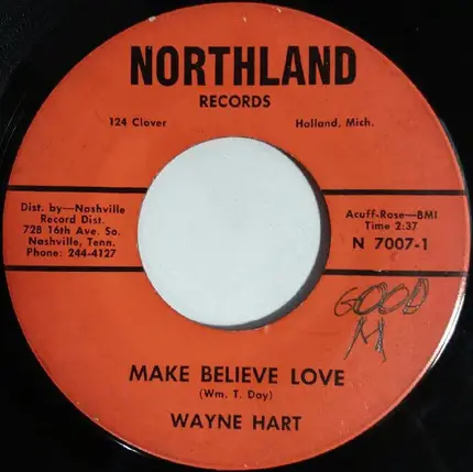 Wayne Hart - Make Believe Love / Little Ole Me