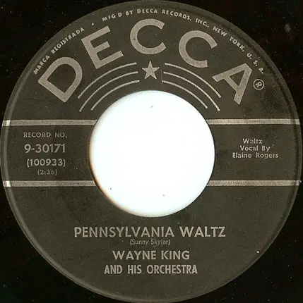 Wayne King And His Orchestra - Ma Cherie