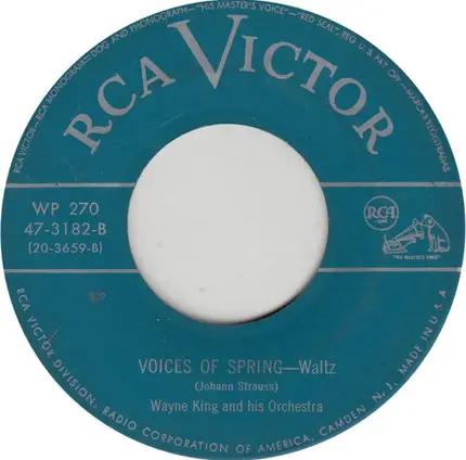 Wayne King And His Orchestra - You And You / Voices Of Spring
