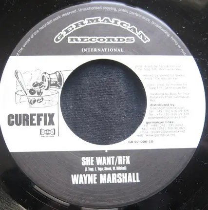 Wayne Marshall / Ce'cile - She Want / Rfx - Rude Bwoy Thug Life / Rfx