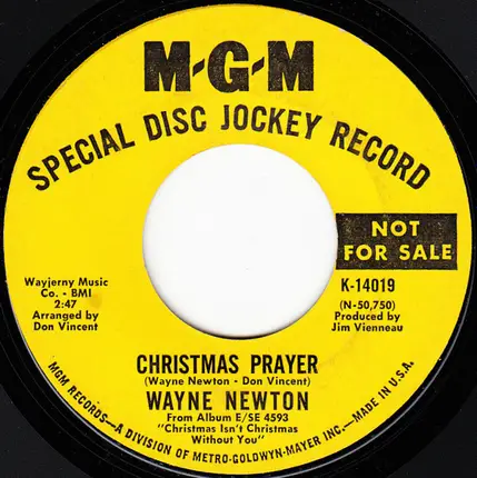 Wayne Newton - Santa Claus Is Coming To Town/Christmas Prayer