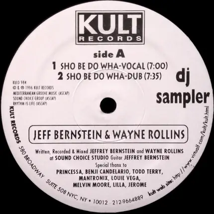 Wayne Rollins & Jeff Bernstein / 95 North - DJ Sampler