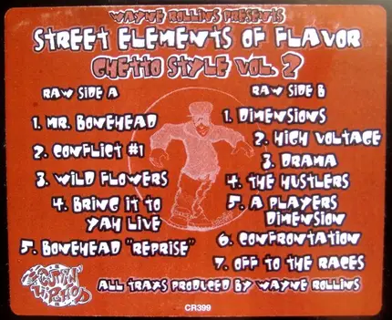 Wayne Rollins - Street Elements Of Flavor - Ghetto Style Vol. 2
