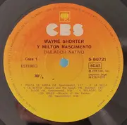 LP - Wayne Shorter Featuring Milton Nascimento - Native Dancer = Bailador Nativo