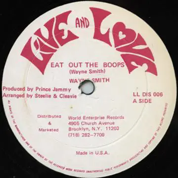 Wayne Smith / Sister Maureen - Eat Out The Boops / If A No Boops A Toots