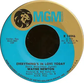 Wayne Newton - Everything's In Love Today