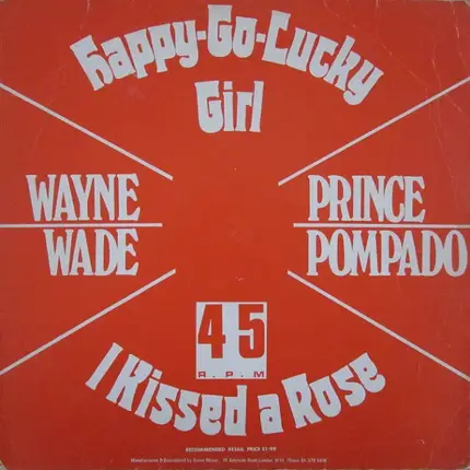 Wayne Wade - Happy Go Lucky Girl / Jamaican Girl