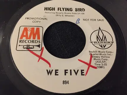 We Five - High Flying Bird / What Do I Do Now?