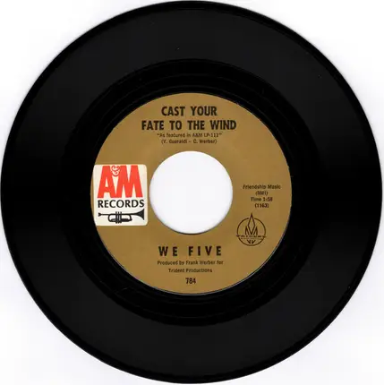 We Five - Let's Get Together / Cast Your Fate To The Wind