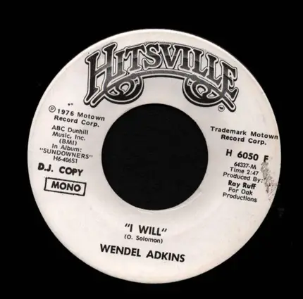 Wendel Adkins - I Will