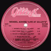 LP - Wendel Adkins - Live At Gilley's