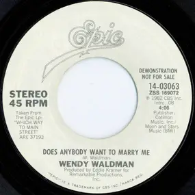 Wendy Waldman - Does Anybody Want To Marry Me