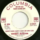 7inch Vinyl Single - Wendy Burton - Mommy's Daddy, Daddy's Daddy And Santa Claus / 17 Million Bicycles