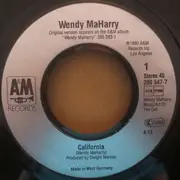 7inch Vinyl Single - Wendy MaHarry - California