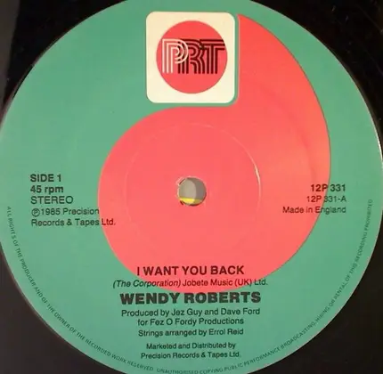Wendy Roberts - I Want You Back